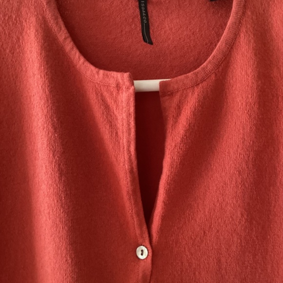ISDA & Co. Orange Women’s Cardigan, Size Large - Picture 2 of 5